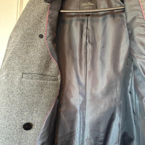 Talula Babaton Wool & Cashmere Coat Women’s XXS Heather Dark Grey - Picture 8 of 9